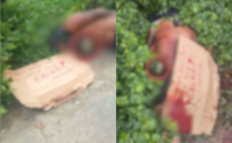 Homem é encontrado morto na estrada do Puraquequara com cartaz: “Morri porque sou ‘Jack’ da pior espécie”