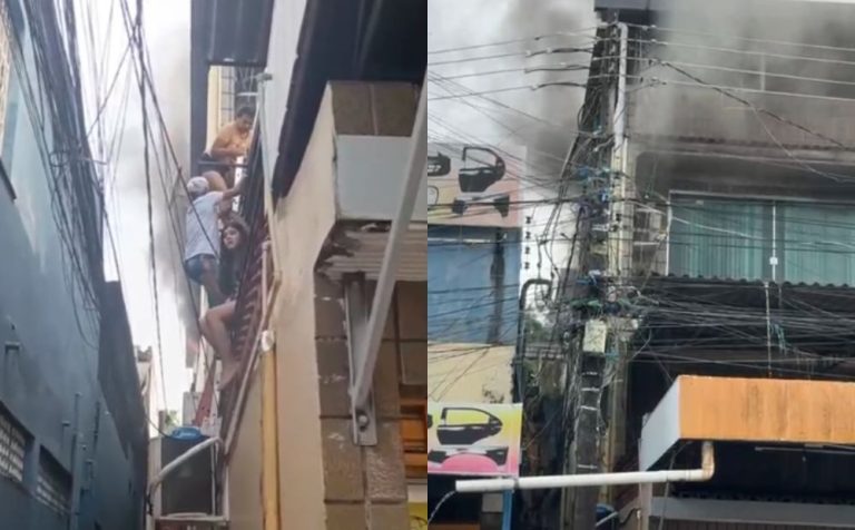 Incêndio de grandes proporções atinge residência na Praça 14