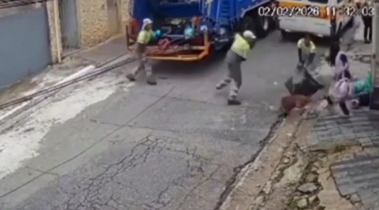 VÍDEO: Garis ficam feridos após ataque de pitbull em São Paulo