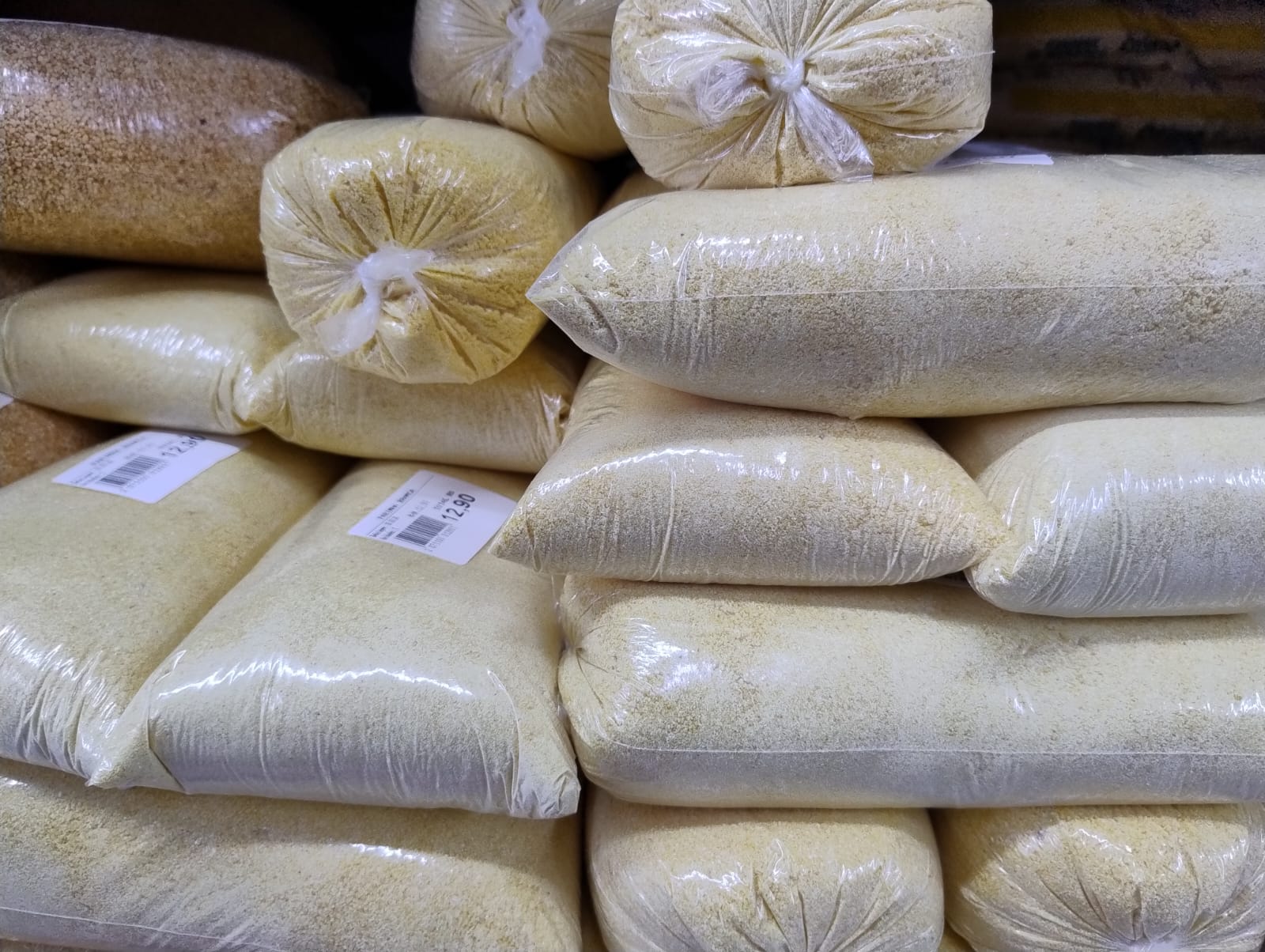 Farinha seca de mandioca