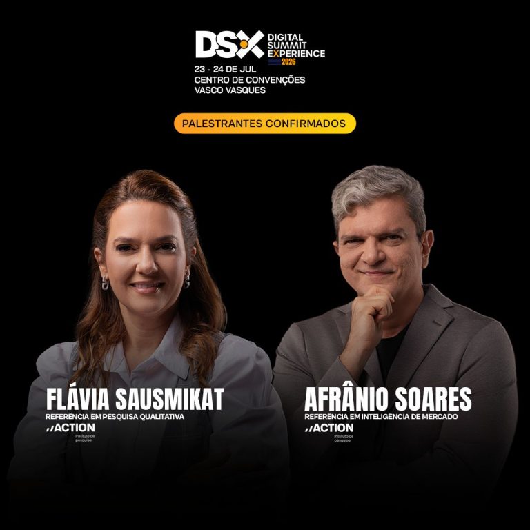DSX 2026: Afrânio Soares e Flávia Sausmikat ensinam como transformar dados em lucro nos negócios