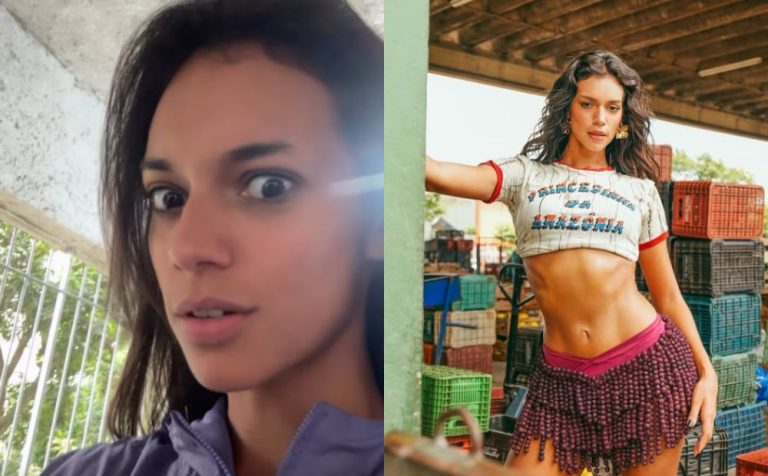 Alane Dias é atingida por moto no Rio e diz estar bem