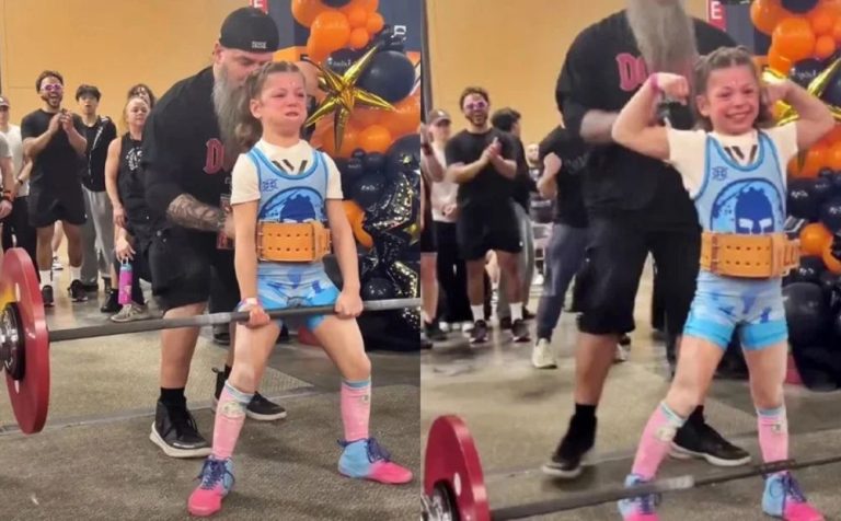 Garota de 9 anos surpreende ao levantar 81 kg no Arnold Sports Festival