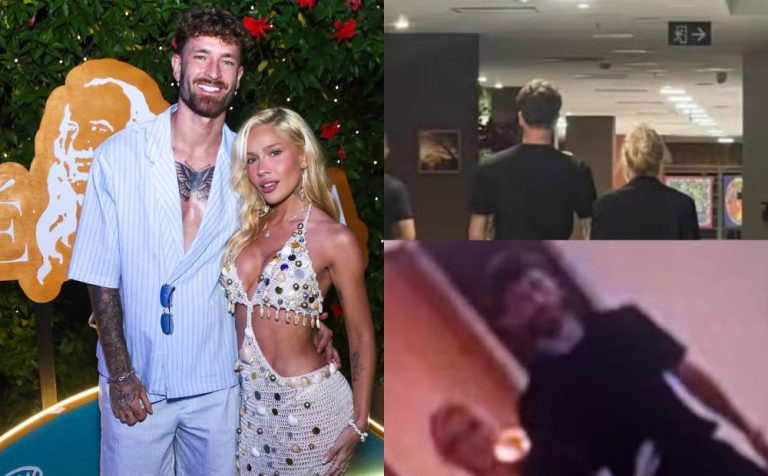 Karoline Lima e Léo Pereira são flagrados juntos em restaurante no Rio