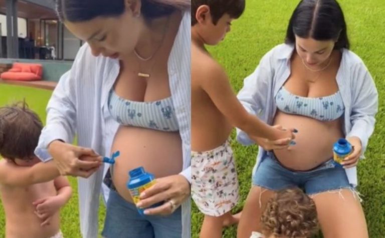 Sthefany Brito revela nome do terceiro filho