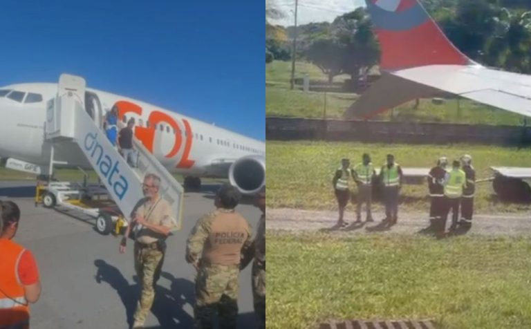 Avião com destino a Fernando de Noronha faz pouso de emergência após ameaça de bomba