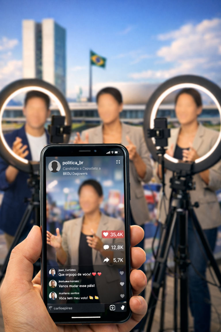 Influencers que se lançam na política são moedas de quociente para os pré-candidatos