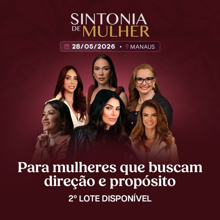 Sintonia de Mulher: evento com Cíntia Chagas entra para o 2º lote de passaportes