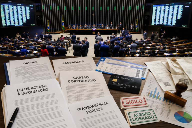 Diárias, viagens e cartões: proposta quer expor despesas hoje mantidas em sigilo