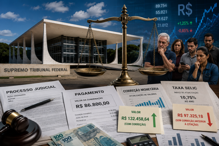 Mudança no STF pode afetar valores pagos em processos judiciais