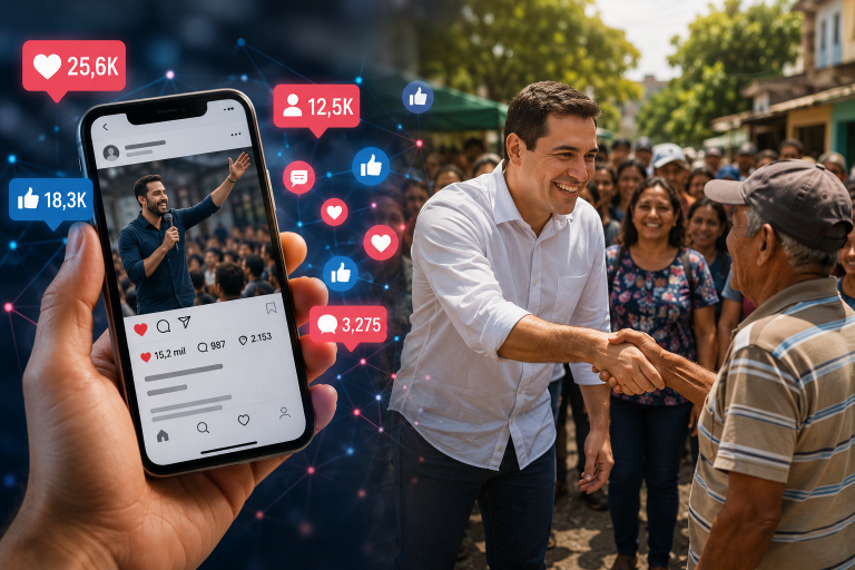 Likes ou votos? O equilíbrio necessário entre as redes sociais e o corpo a corpo