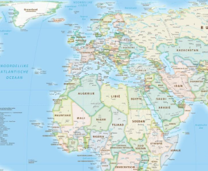 Novo Mapa Mundi traz uma imagem mais adequada dos tamanhos da Groenlandia e da África
